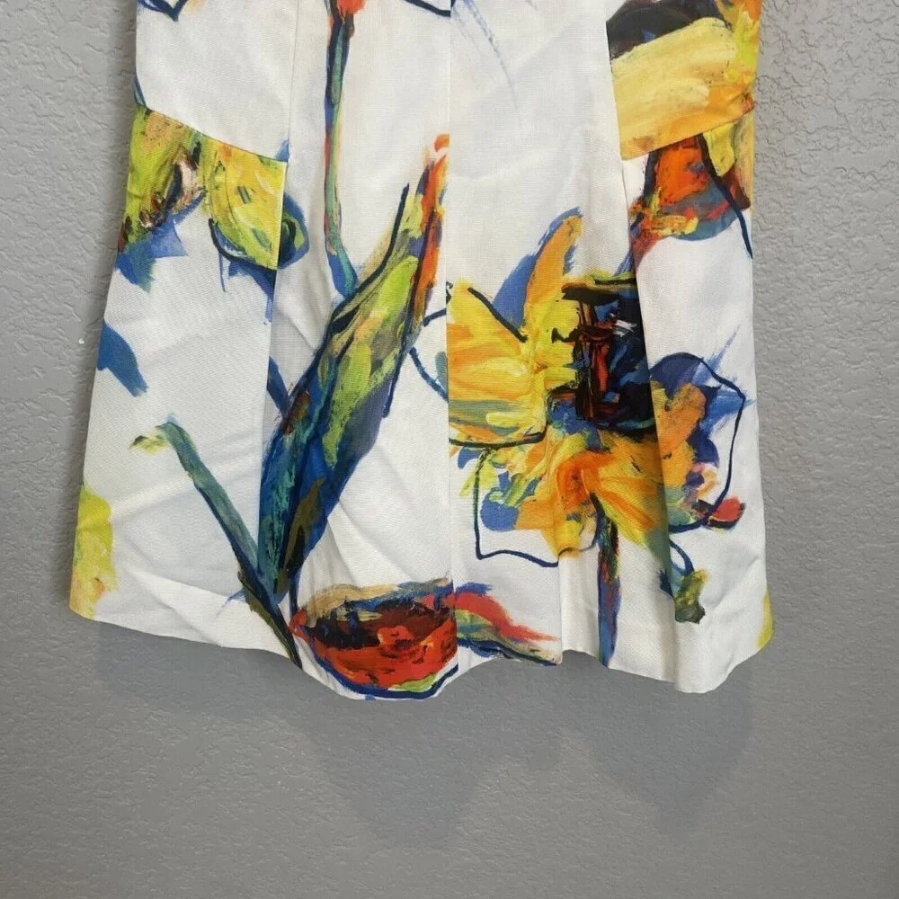Milly Minis Of New York Milly Pop Art Floral Racerback Dress 10 Girls Sleeveless